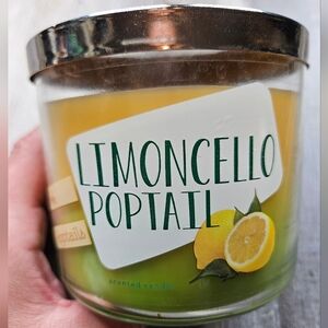 Bath & Body Works Lemoncello Poptail Candle 3 Wick NEW HTF 2015